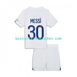 Fußballtrikot Paris Saint-Germain Messi 30 Ausweich Trikot 3rd 2022-2023 Kurzarm für Kinder