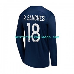 Fußballtrikot Paris Saint-Germain R.Sanches 18 Heim Trikot Home 2022-2023 Langarm für Herren