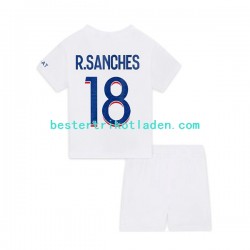 Fußballtrikot Paris Saint-Germain R.Sanches 18 Ausweich Trikot 3rd 2022-2023 Kurzarm für Kinder