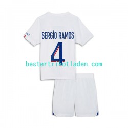 Fußballtrikot Paris Saint-Germain Sergio Ramos 4 Ausweich Trikot 3rd 2022-2023 Kurzarm für Kinder