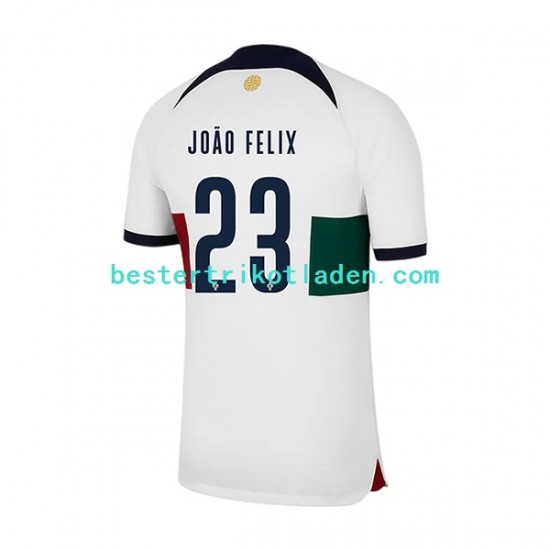 Fußballtrikot Portugal Joao Felix 23 Auswärts Trikot Away WM 2022 Kurzarm für Herren