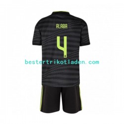 Fußballtrikot Real Madrid David Alaba 4 Ausweich Trikot 3rd 2022-2023 Kurzarm für Kinder