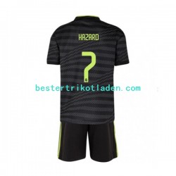 Fußballtrikot Real Madrid Eden Hazard 7 Ausweich Trikot 3rd 2022-2023 Kurzarm für Kinder