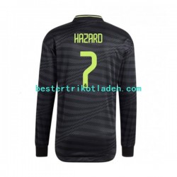 Fußballtrikot Real Madrid Eden Hazard 7 Thrid 2022-2023 Langarm für Herren