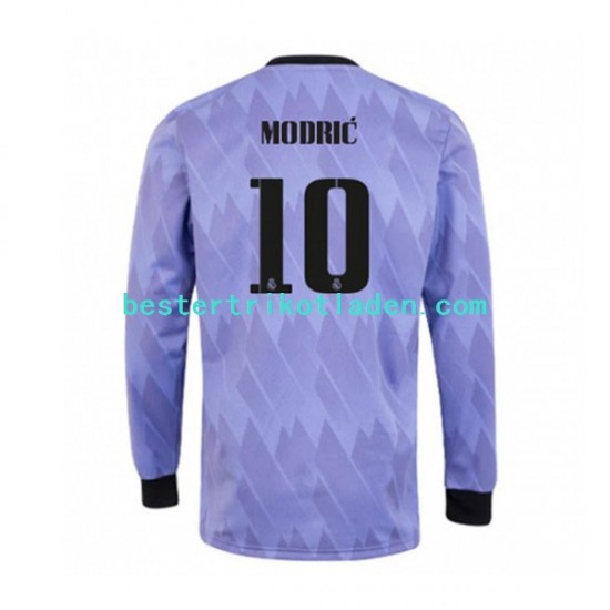 Fußballtrikot Real Madrid Modrić 10 Auswärts Trikot Away 2022-2023 Langarm für Herren