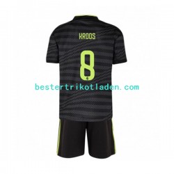 Fußballtrikot Real Madrid Toni Kroos 8 Ausweich Trikot 3rd 2022-2023 Kurzarm für Kinder