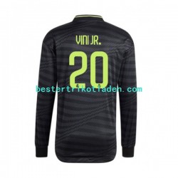 Fußballtrikot Real Madrid Vinicius Junior 20 Ausweich Trikot 3rd 2022-2023 Langarm für Herren