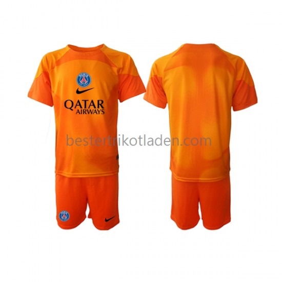 Fußballtrikot Paris Saint-Germain Torwart Auswärts Trikot Away 2022-2023 Kurzarm für Kinder