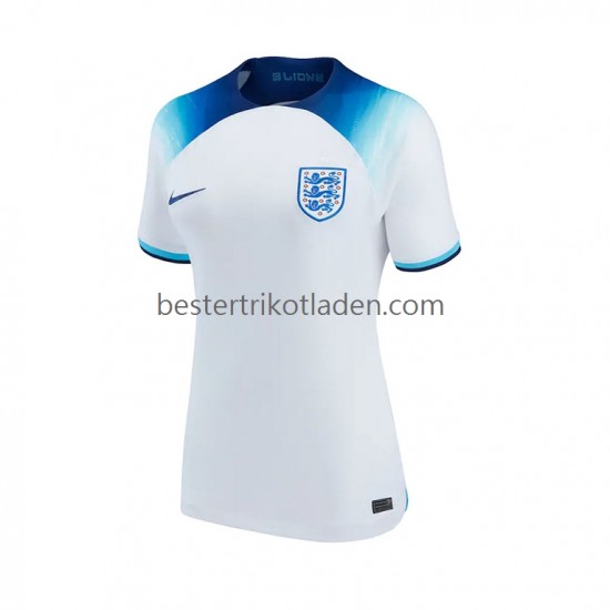 Fußballtrikot England Heim Trikot Home WM 2022 Kurzarm für Dame