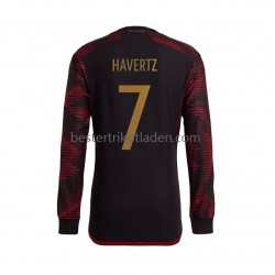 Fußballtrikot Deutschland Havertz 7 Auswärts Trikot Away WM 2022 Langarm für Herren