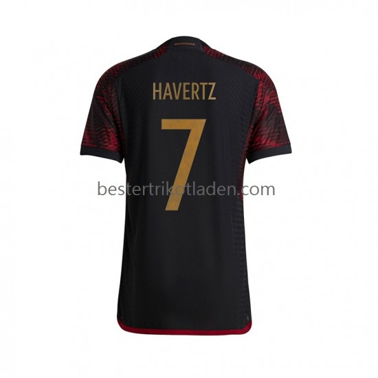 Fußballtrikot Deutschland Havertz 7 Auswärts Trikot Away WM 2022 Kurzarm für Herren