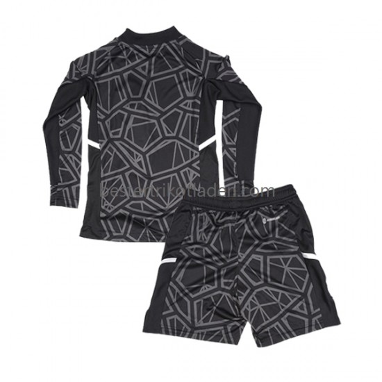 Fußballtrikot Leicester City Torwart Heim Trikot Home 2022-2023 Langarm für Kinder