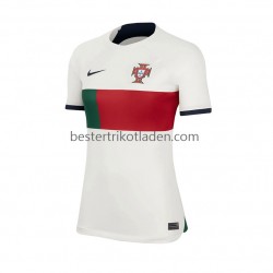 Fußballtrikot Portugal Auswärts Trikot Away WM 2022 Kurzarm für Dame