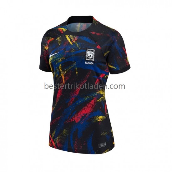 Fußballtrikot Südkorea Auswärts Trikot Away WM 2022 Kurzarm für Dame