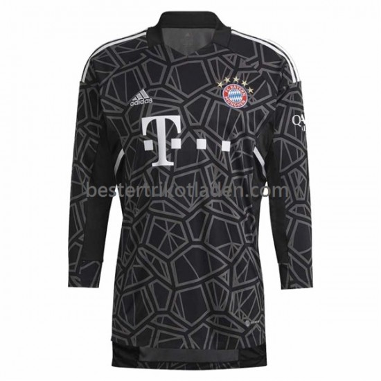 Fußballtrikot FC Bayern München Torwart Auswärts Trikot Away 2022-2023 Langarm für Herren