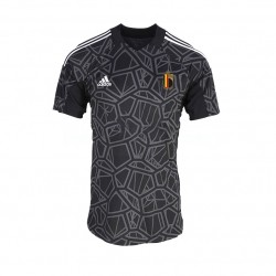 Fußballtrikot Belgien Torwart Heim Trikot Home WM 2022 Kurzarm für Herren