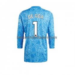 Fußballtrikot Manchester United DE GEA 1 Torwart Heim Trikot Home 2022-2023 Langarm für Herren