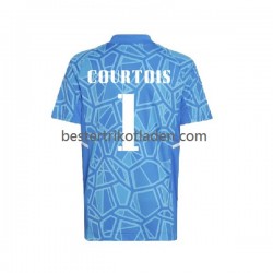 Fußballtrikot Real Madrid Courtois 1 Torwart Heim Trikot Home 2022-2023 Kurzarm für Herren