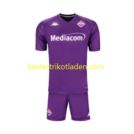 Fußballtrikot AC Florenz Heim Trikot Home 2024-2025 Kurzarm für Kinder