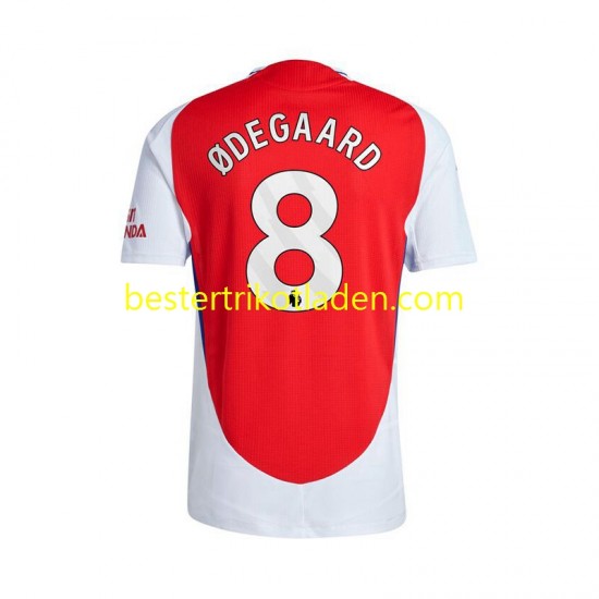 Fußballtrikot Arsenal Martin Odegaard 8 Heim Trikot Home 2024-2025 Kurzarm für Herren