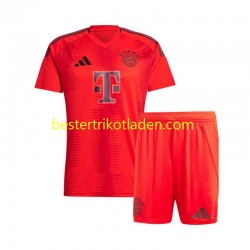 Fußballtrikot FC Bayern München Heim Trikot Home 2024-2025 Kurzarm für Kinder