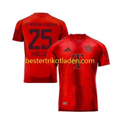 Fußballtrikot FC Bayern München Thomas Muller 25 Heim Trikot Home 2024-2025 Kurzarm für Herren
