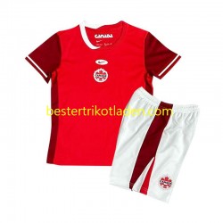 Fußballtrikot Kanada Heim Trikot Home 2024 Kurzarm für Kinder