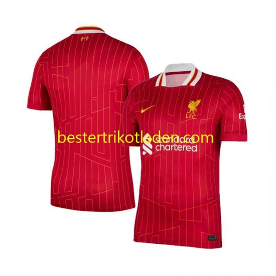 Fußballtrikot Liverpool Heim Trikot Home 2024-2025 Kurzarm für Herren