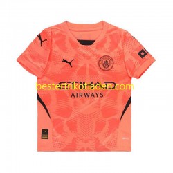 Fußballtrikot Manchester City Torwart Auswärts Trikot Away 2024-2025 Kurzarm für Herren