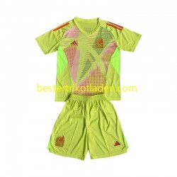 Fußballtrikot Mexiko Torwart Auswärts Trikot Away 2024 Kurzarm für Kinder