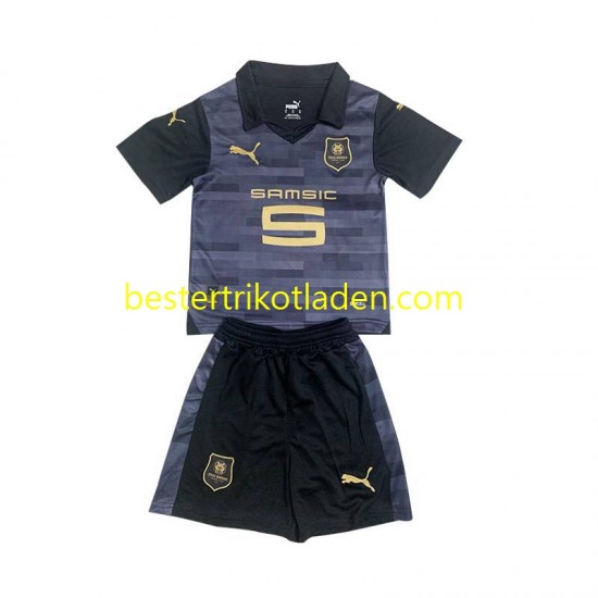 Fußballtrikot Stade Rennes Ausweich Trikot 3rd 2023-2024 Kurzarm für Kinder