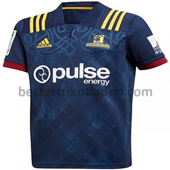 Fußballtrikot Dunedin Highlanders Rugby Heim Trikot Home 2020 für Herren