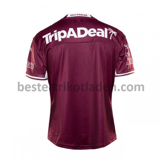 Fußballtrikot Manly Warringah Sea Eagles Rugby Heim Trikot Home 2021 für Herren