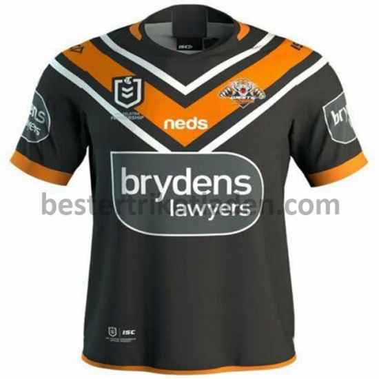 Fußballtrikot West Tigers Rugby Heim Trikot Home 2020 für Herren
