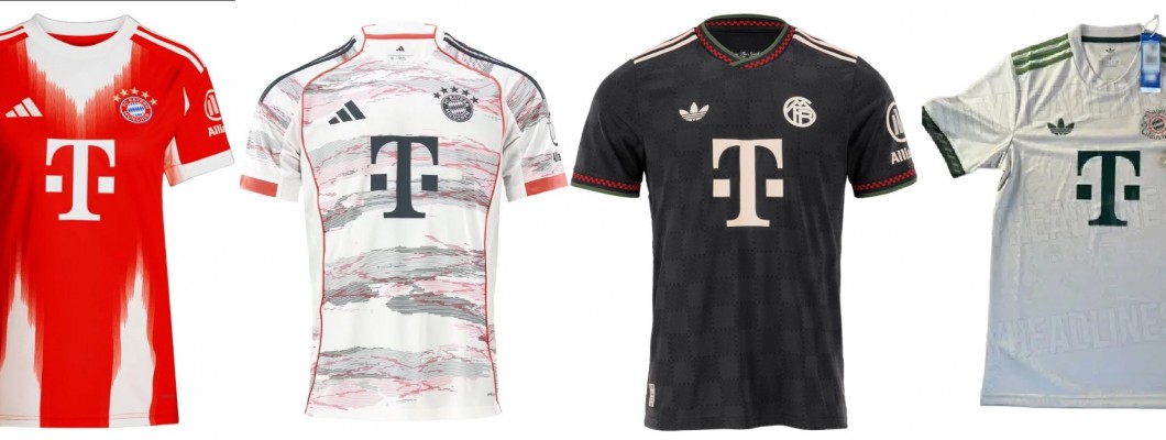 Der FC Bayern München wird in dieser Saison nur vier Trikots herausbringen